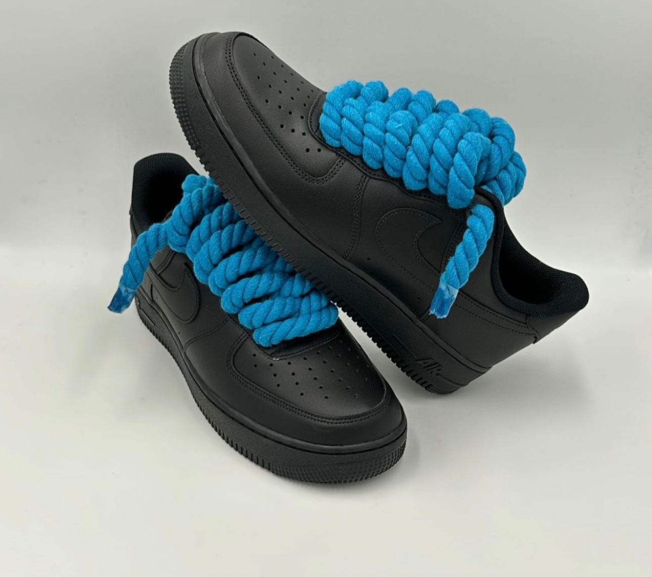 Black Air Force 1 ‘Blue’ Rope Laces