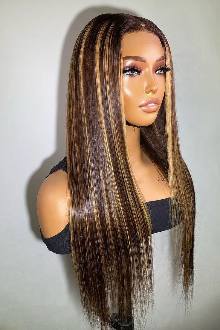 14A (13x4) Piano Straight Wig