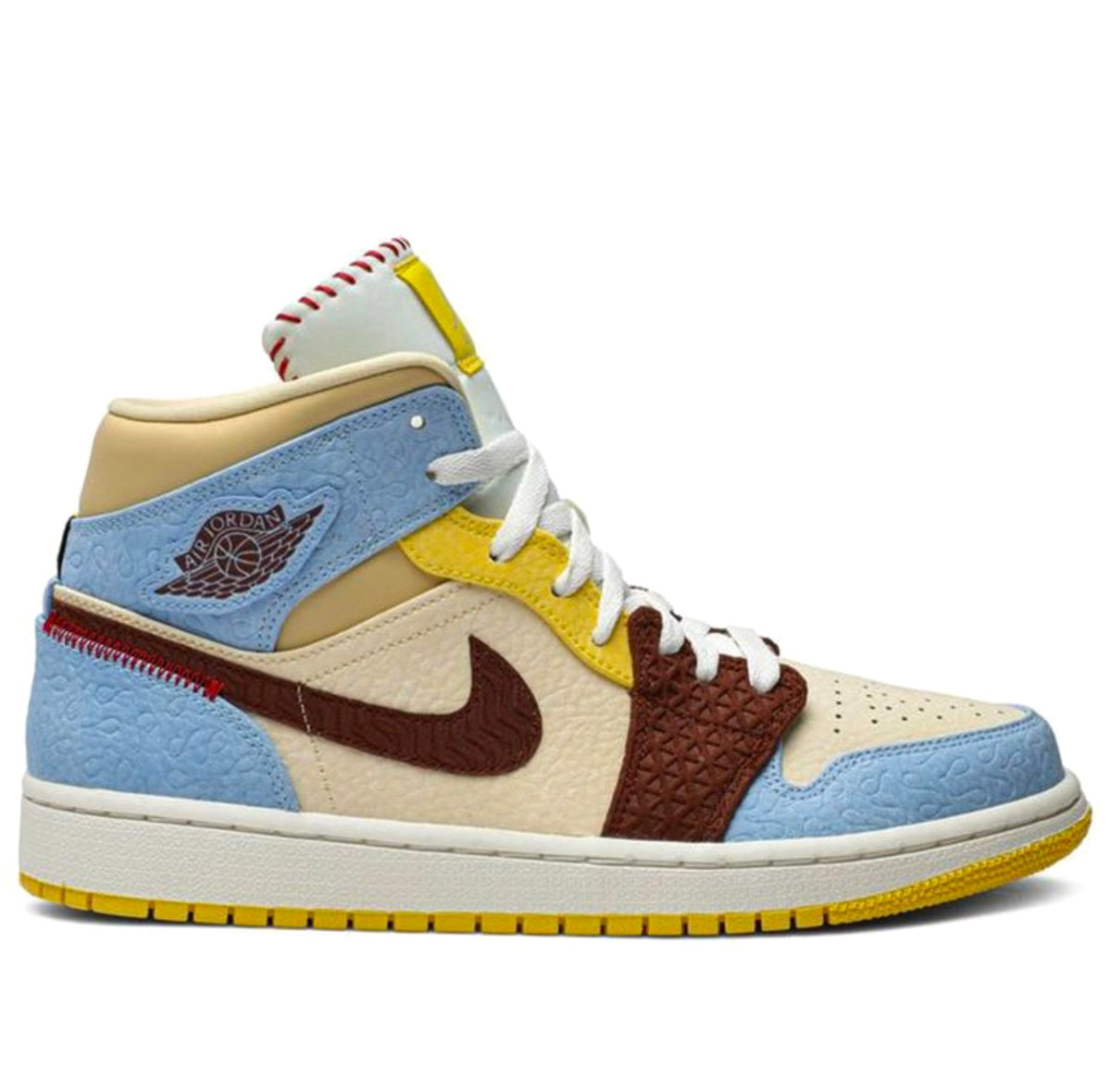 Air Jordan 1 Mid SE xMaison Chateau Rouge x "Fearless" sneakers