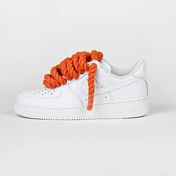 White Air Force 1 ‘Orange’ Rope Laces