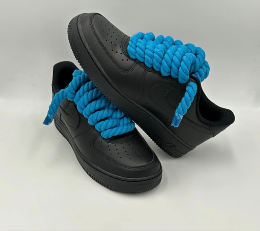 Black Air Force 1 ‘Blue’ Rope Laces