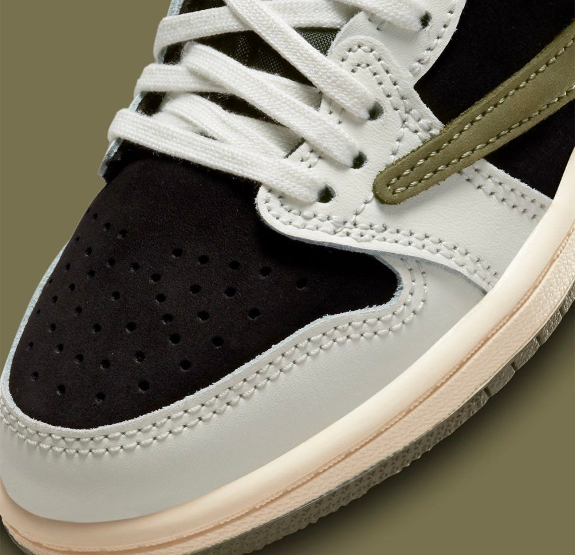 Nike Air Jordan 1 x Travis Scott x Low OG "Olive" sneakers