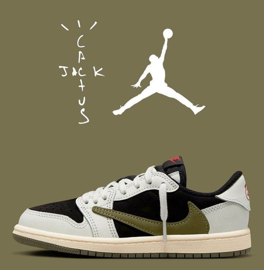Nike Air Jordan 1 x Travis Scott x Low OG "Olive" sneakers
