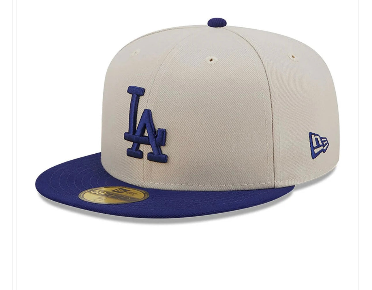 Los Angeles Dodgers World Class Back Patch 59FIFTY Gray/Royal Fitted Cap