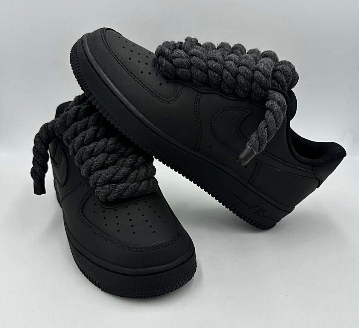 Black Air Force 1 ‘Black’ Rope Laces