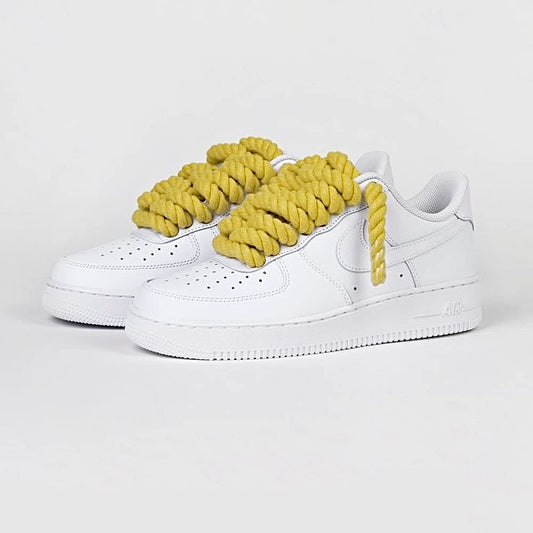 White Air Force 1 ‘Yellow’ Rope Laces