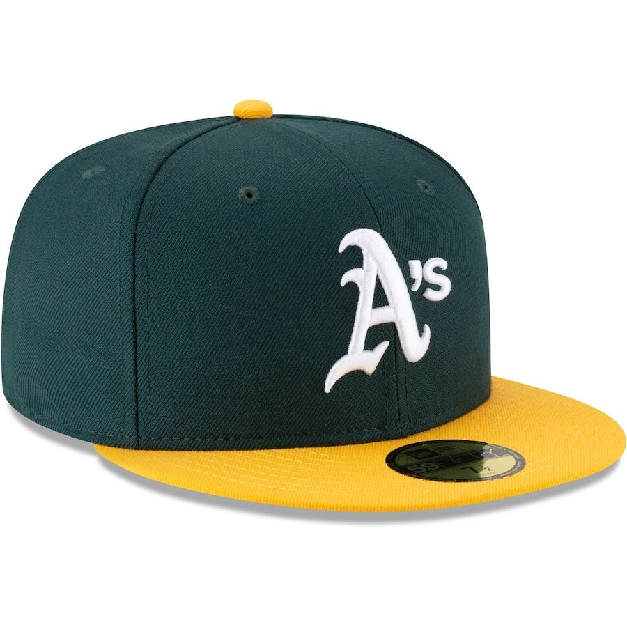 Athletics New Era 1989 World Series Wool 59FIFTY Fitted Cap - Green/Yellow