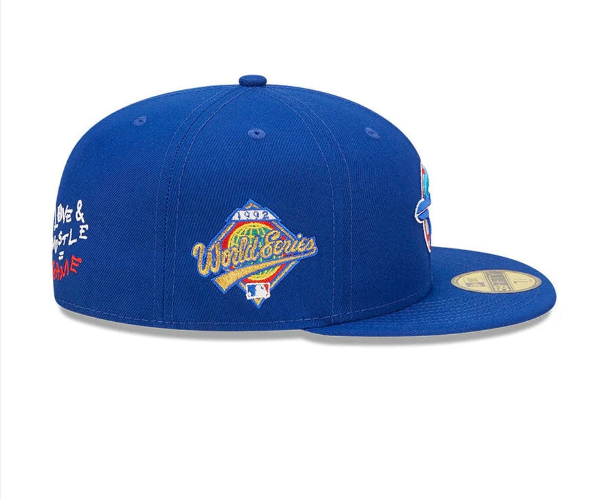 Toronto Blue Jays New Era Team Heart Side Patch 59FIFTY Fitted Cap